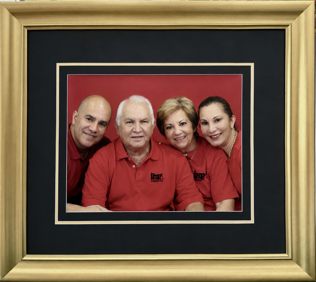 Family photo custom framing in Pembroke Pines with museum-quality materials by Art Frame Decor